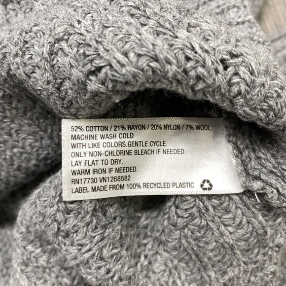 TOMS Crewneck Pullover Green Wool Blend Knit Sweater Women's Size XS - Picture 9 of 11